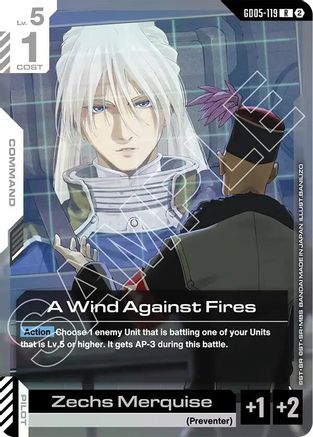 A Wind Against Fires - Freedom Ascension (GD05-119) Holofoil | Grognard Games