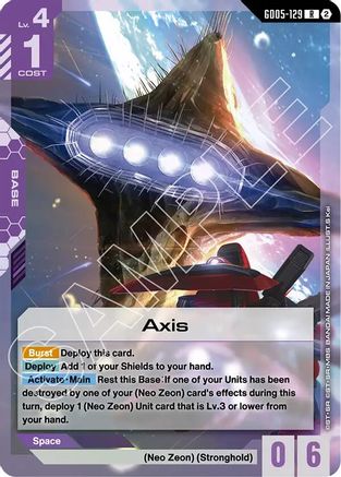 Axis - Freedom Ascension (GD05-129) Holofoil | Grognard Games
