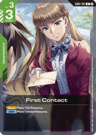 First Contact - Deck Build Box Freedom Ascension (GD01-107) | Grognard Games