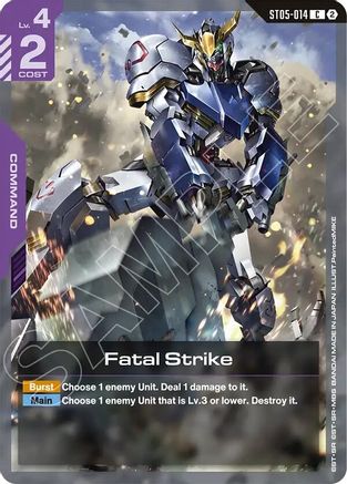 Fatal Strike - Deck Build Box Freedom Ascension (ST05-014) | Grognard Games