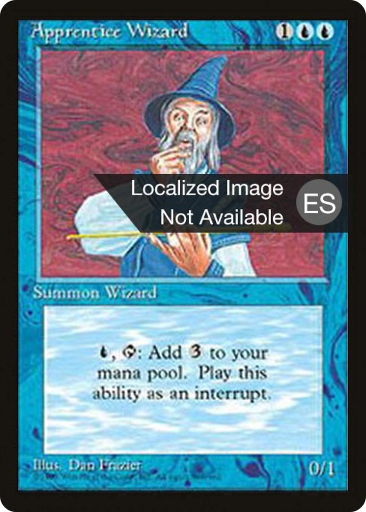 Apprentice Wizard [Fourth Edition (Foreign Black Border)] | Grognard Games