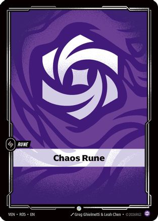 Chaos Rune (R05) - Vendetta | Grognard Games