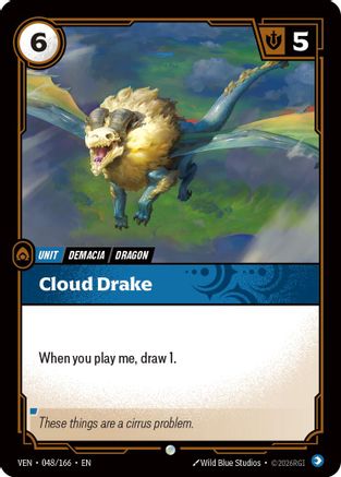 Cloud Drake (048/166) - Vendetta Foil | Grognard Games