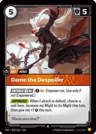 Dame the Despoiler (079/166) - Vendetta | Grognard Games