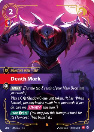 Death Mark (144/166) - Vendetta Foil | Grognard Games