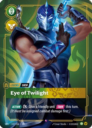 Shen - Eye of Twilight (147/166) - Vendetta Foil | Grognard Games