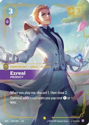 Ezreal - Prodigy (SP5/006) - Vendetta Foil | Grognard Games