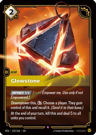 Glowstone (133/166) - Vendetta Foil | Grognard Games