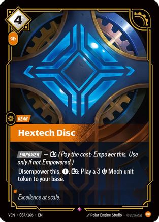 Hextech Disc (087/166) - Vendetta Foil | Grognard Games