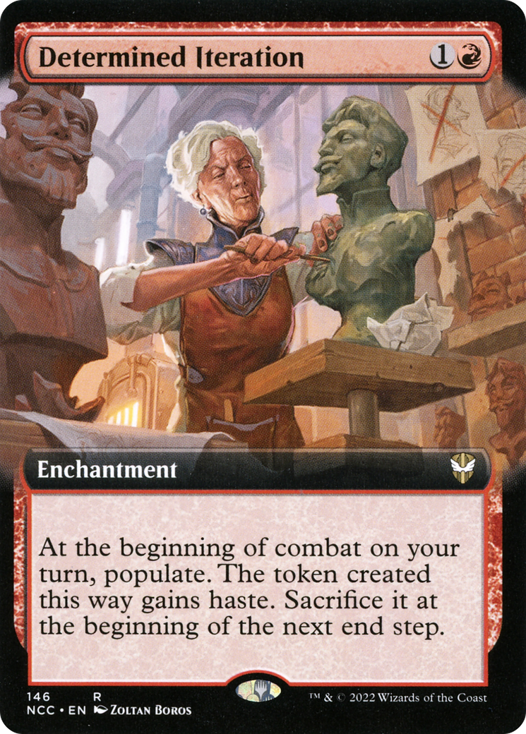 Determined Iteration (Extended Art) [Streets of New Capenna Commander] | Grognard Games