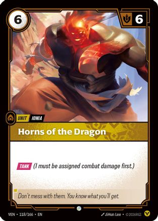 Horns of the Dragon (118/166) - Vendetta | Grognard Games