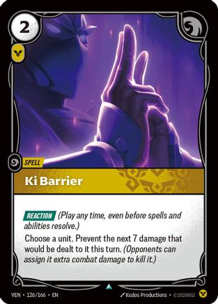 Ki Barrier (126/166) - Vendetta | Grognard Games