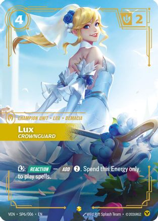 Lux - Crownguard (SP6/006) - Vendetta Foil | Grognard Games