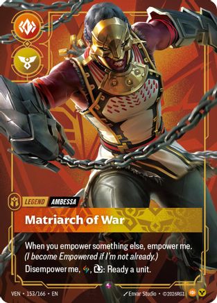 Ambessa - Matriarch of War (153/166) - Vendetta Foil | Grognard Games