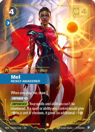 Mel - Newly Awakened (Alternate Art) (069a/166) - Vendetta Foil | Grognard Games