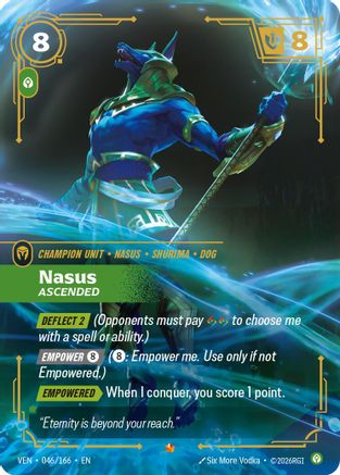 Nasus - Ascended (046/166) - Vendetta Foil | Grognard Games