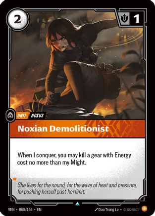 Noxian Demolitionist (080/166) - Vendetta | Grognard Games
