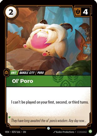 Ol' Poro (029/166) - Vendetta | Grognard Games