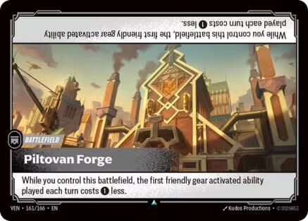 Piltovan Forge (161/166) - Vendetta | Grognard Games