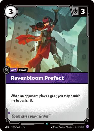 Ravenbloom Prefect (102/166) - Vendetta | Grognard Games