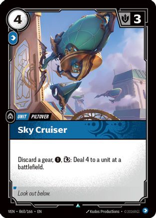 Sky Cruiser (060/166) - Vendetta Foil | Grognard Games