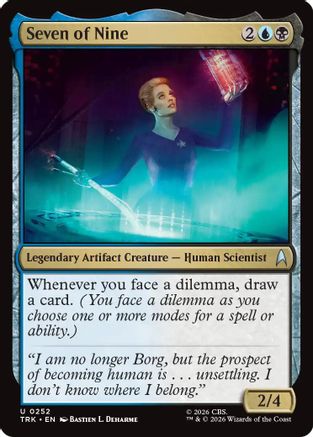 Seven of Nine (TRK-252) - Star Trek Foil | Grognard Games