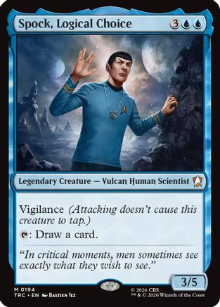 Spock, Logical Choice (TRC-194) - Commander: Star Trek | Grognard Games