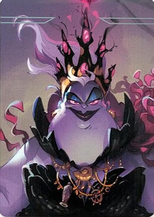 Ursula - Sea Witch Queen Puzzle Insert (Top Middle)  - Ursulas Return | Grognard Games