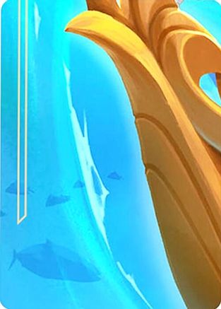 Azurite Sea Puzzle Insert (Middle Left)  - Azurite Sea | Grognard Games