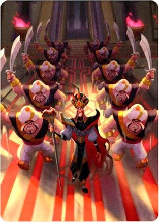 Reign of Jafar Puzzle Insert (Version 1 of 2) (Bottom Middle)  - Reign of Jafar | Grognard Games