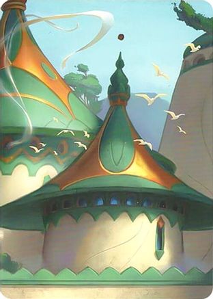 Archazia's Island Puzzle Insert (Version 1 of 2) (Middle Left)  - Archazias Island | Grognard Games