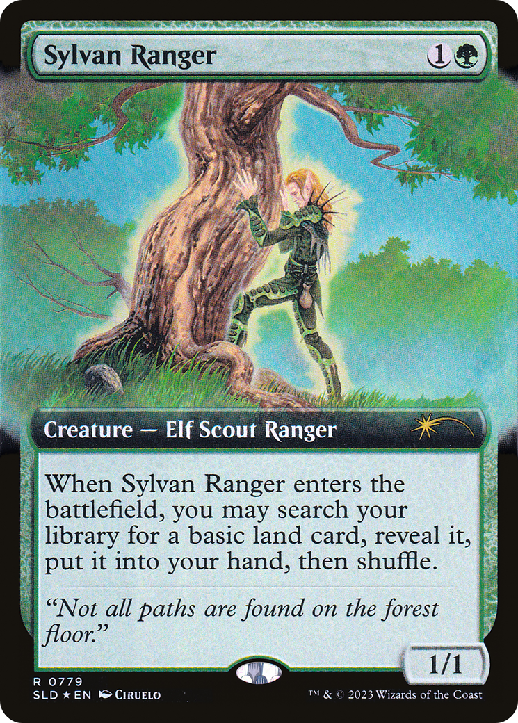 Sylvan Ranger (Extended Art) [Secret Lair Drop Series] | Grognard Games