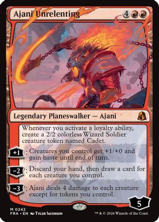 Ajani Unrelenting (FRA-242) - Reality Fracture Foil | Grognard Games