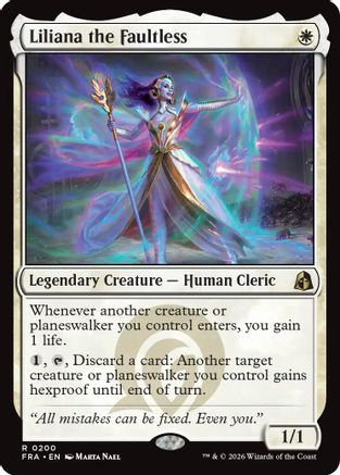 Liliana the Faultless (FRA-200) - Reality Fracture Foil | Grognard Games