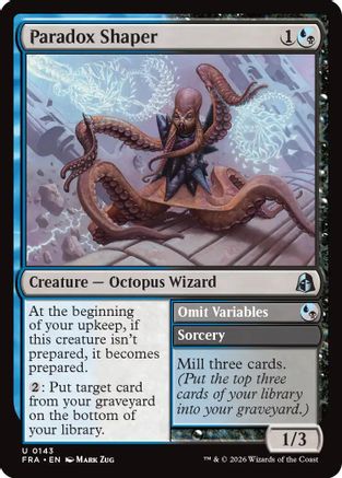 Paradox Shaper (FRA-143) - Reality Fracture Foil | Grognard Games