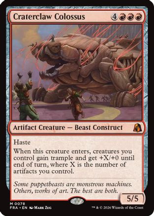 Craterclaw Colossus (FRA-078) - Reality Fracture | Grognard Games