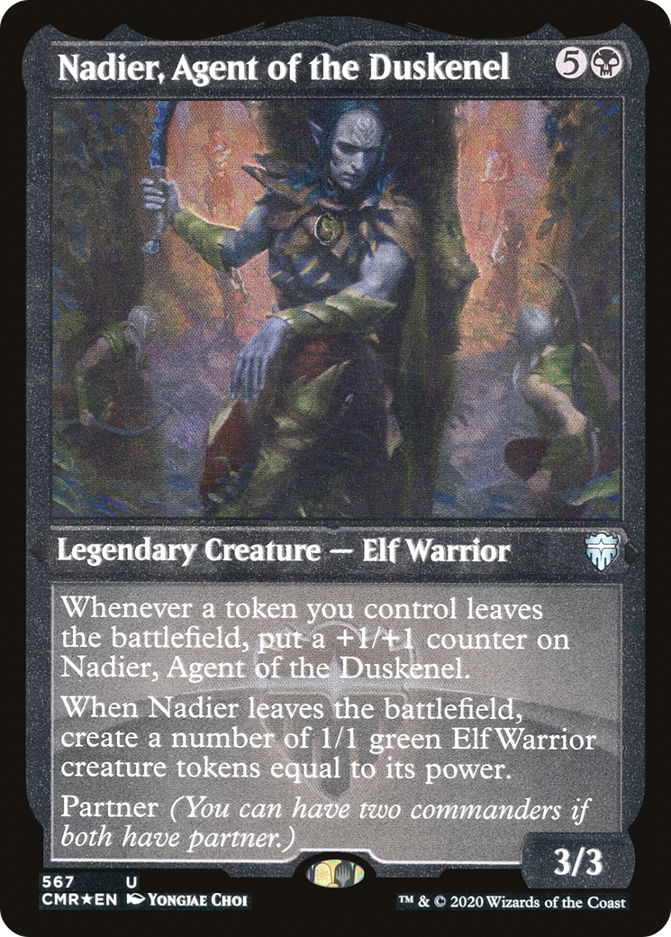 Nadier, Agent of the Duskenel (Etched) [Commander Legends] | Grognard Games