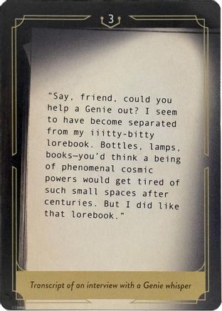 Whispers in the Well Case File Cards (3 of 18)  - Whispers in the Well | Grognard Games