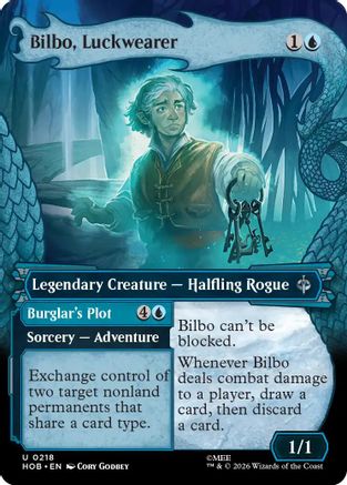 Bilbo, Luckwearer (Showcase) (HOB-218) - The Hobbit Foil | Grognard Games