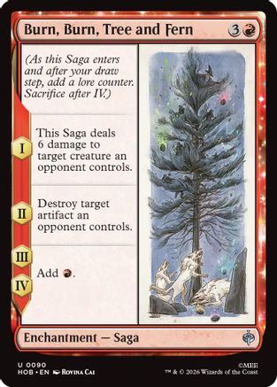 Burn, Burn, Tree and Fern (HOB-090) - The Hobbit | Grognard Games