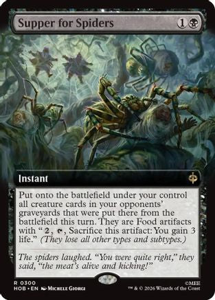 Supper for Spiders (Extended Art) (HOB-300) - The Hobbit Foil | Grognard Games