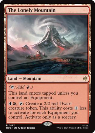 The Lonely Mountain (HOB-187) - The Hobbit Foil | Grognard Games