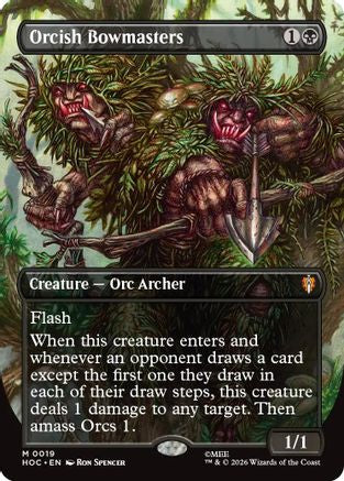 Orcish Bowmasters (Borderless) (HOC-019) - The Hobbit: Eternal-Legal | Grognard Games