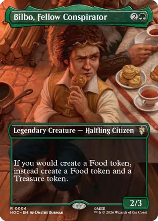 Bilbo, Fellow Conspirator (Borderless) (HOC-004) - The Hobbit: Eternal-Legal | Grognard Games
