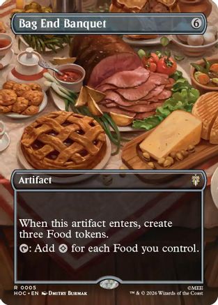 Bag End Banquet (Borderless) (HOC-005) - The Hobbit: Eternal-Legal | Grognard Games