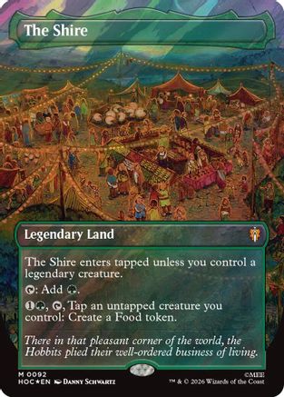 The Shire (Borderless) (Surge Foil) (HOC-092) - The Hobbit: Eternal-Legal Foil | Grognard Games