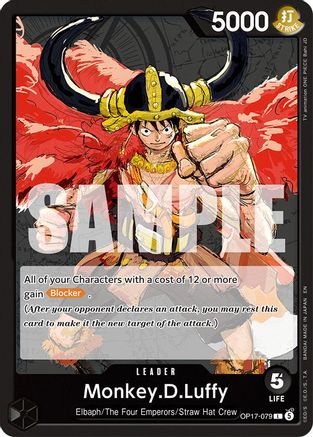 Monkey.D.Luffy (OP17-079) - The World's Strongest Warriors | Grognard Games