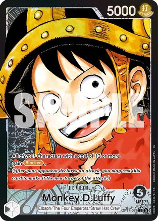 Monkey.D.Luffy (Alternate Art) (OP17-079) - The World's Strongest Warriors Foil | Grognard Games