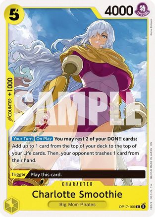 Charlotte Smoothie (OP17-106) - The World's Strongest Warriors | Grognard Games