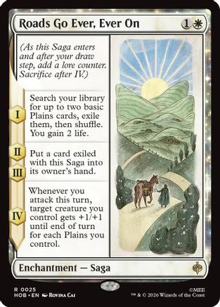 Roads Go Ever, Ever On (HOB-025) - The Hobbit Foil | Grognard Games